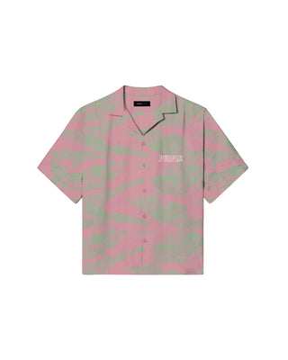 Lyocell SS Shirt - Multi Pink