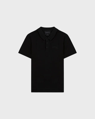 Inimigo Round Logo Polo - Dark Black