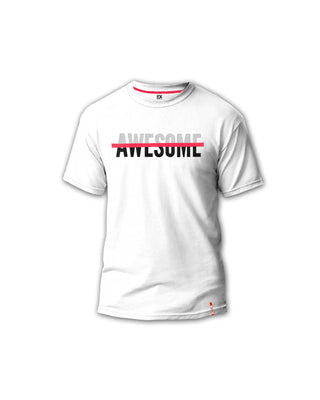 Awesome EX Street Silicone T-shirt - White