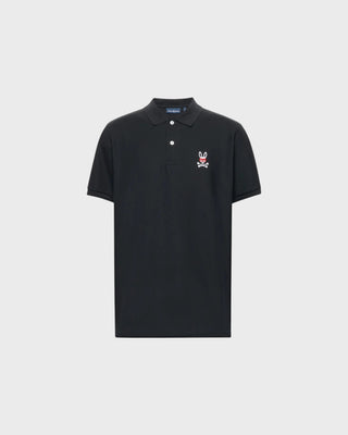 Mischief Bunny Pique Polo - Black