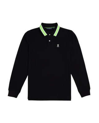 Men's Lorenzo L/S Pique Polo - Navy