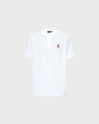 Mischief Bunny Pique Polo - White