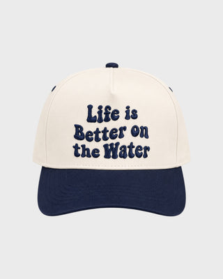LIFE IS BETTER ON THE WATER HAT - NAVY