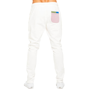 FROG Color Block Leisure Sweatpant - White