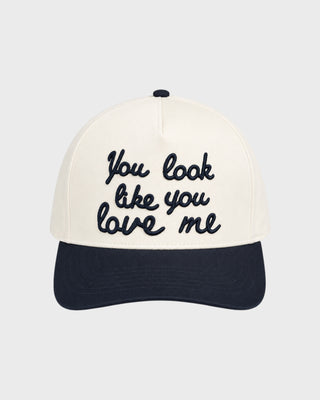 YOU LOOK LIKE YOU LOVE ME HAT - BLACK