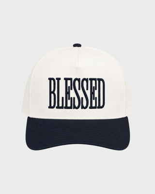 BLESSED TRUCKER HAT - BLACK