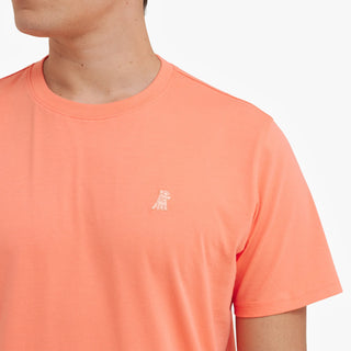 Men's Crew Neck Jersey T-Shirt Fusion Coral A294