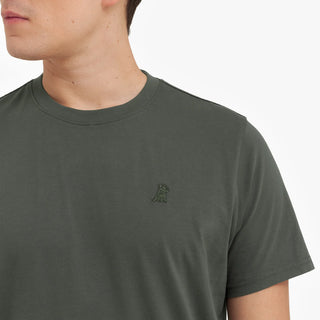 Men's Crew Neck Jersey T-Shirt Grape Leaf A298