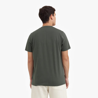 Men's Crew Neck Jersey T-Shirt Grape Leaf A298