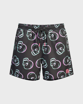 MA SWIM LION SKULLFLOAT BLACK