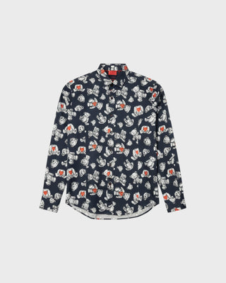 EX L /S SHIRT M-20853 NAVY