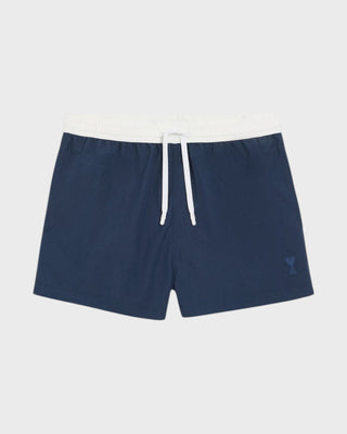 Bicolor Swimsuit - Encre/Blanc Creme
