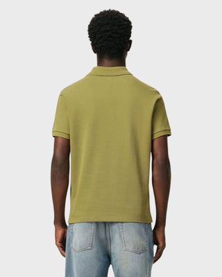 Polo with Contrasted Ami de Coeur Light Pique - Matcha
