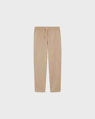 Elasticated Trousers - Beige Taupe