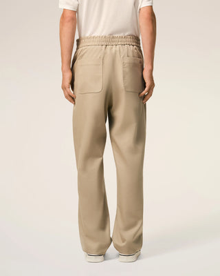 Elasticated Trousers - Beige Taupe