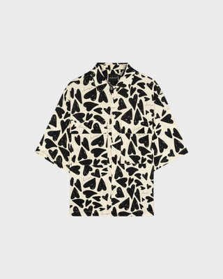 Inimigo Heart Print Shirt - Off White