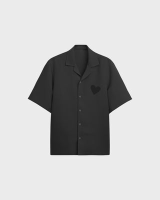 Inimigo Heart Nylon Shirt - Black