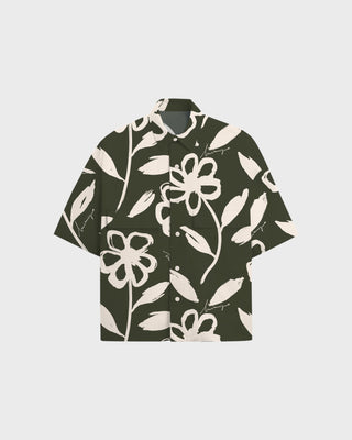 Inimigo Sun Flower Shirt - Green