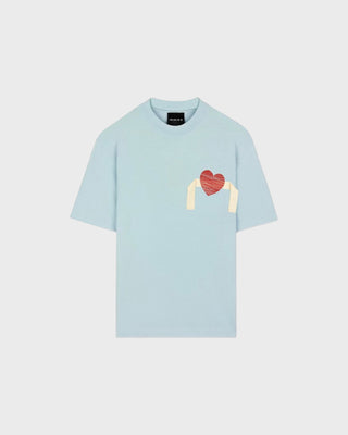 Inimigo Heart Tape T-shirt - Sky Blue
