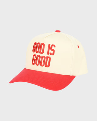 God is Good Trucker Hat - Red
