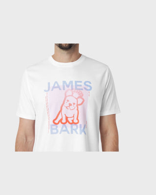 Men's Dog Logo Graphic Tee - Brilliant White