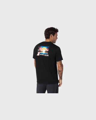 Men's Sunset Vibes Graphic Tee - Black Beauty