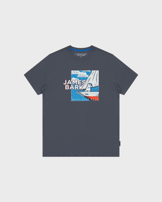 Men's Sail Away Graphic Tee - Turbulence