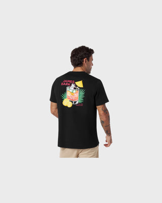 Men's Cocktail Graphic Tee - Black Beauty