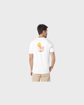 Men's James Spritz Graphic Tee - Brilliant White