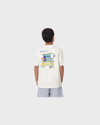 Kid's Surfside Graphic Tee - Egret