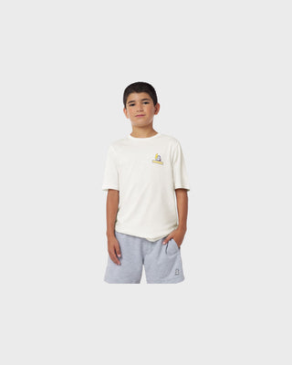 Kid's Surfside Graphic Tee - Egret