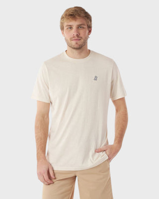 Men's Crew Neck Jersey T-Shirt - Heather Cream A11