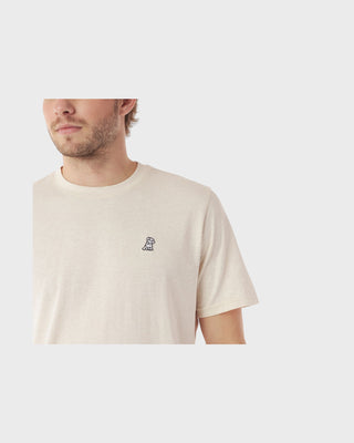 Men's Crew Neck Jersey T-Shirt - Heather Cream A11