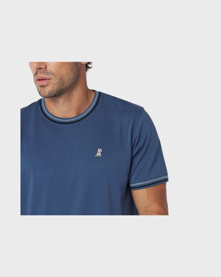 Men's Striped Jersey T-Shirt - True Navy