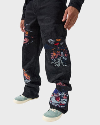 Souvenir Baggy Jeans - Black