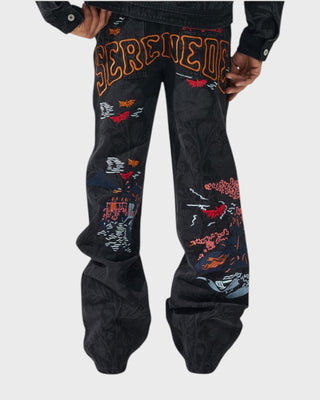 Souvenir Baggy Jeans - Black