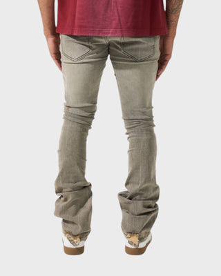 Nanodust Stacked Jeans - Grey Rust