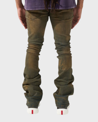 OUD Stacked Jeans - Oud Wood