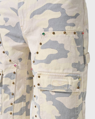 Monarch Denim Shorts - Camo