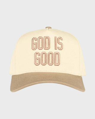 God is Good Trucker Hat - Beige