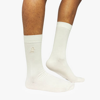 Men's 3 Pack Knit Socks Gray/Black/Beige