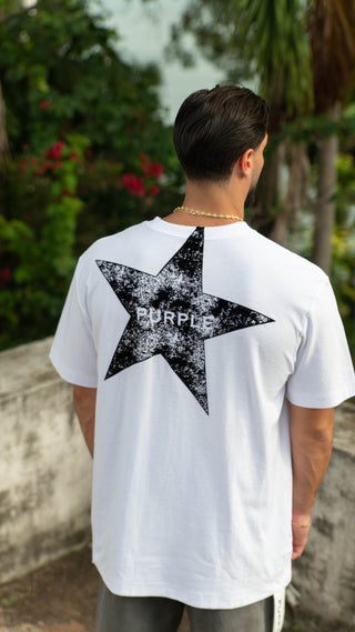 Textured Jersey SS Tee - White