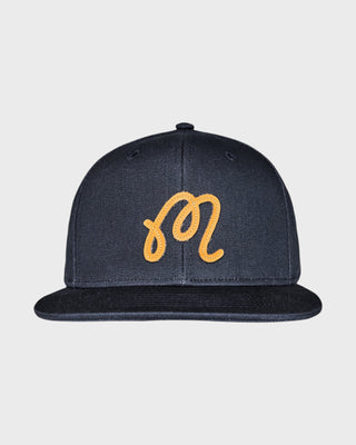 M SCRIPT SNAPBACK - BLUEBERRY