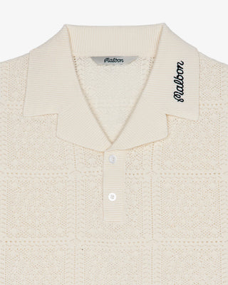 Resort Crochet Polo - Ivory