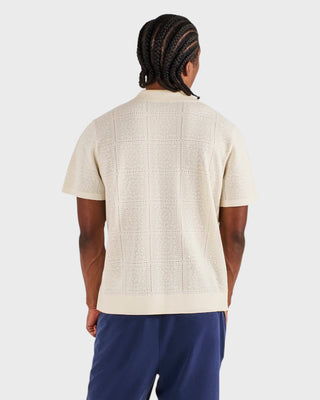 Resort Crochet Polo - Ivory