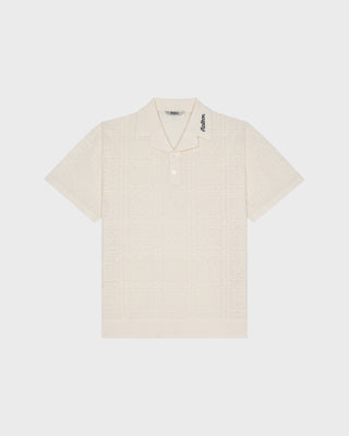 Resort Crochet Polo - Ivory