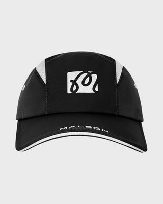 Performance Mesh Panel Bungee Hat - Black