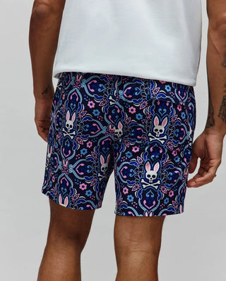 Luke All Over Bunny Swim Trunk - Evening Blue