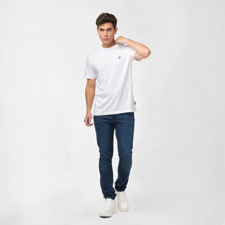 Men's Crew Neck Jersey T-Shirt Brilliant White A11