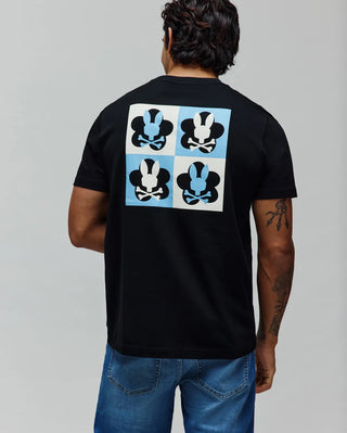 Aiden Back Graphic Tee - Black